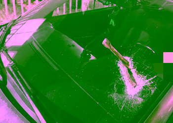 лом в стекле